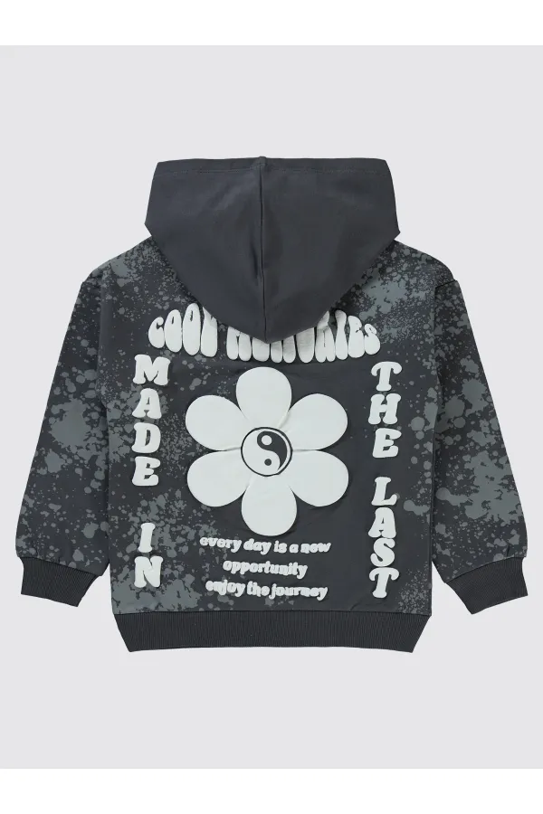 Girl's Sweatshirt 6-9 Years Old Smoke - Package