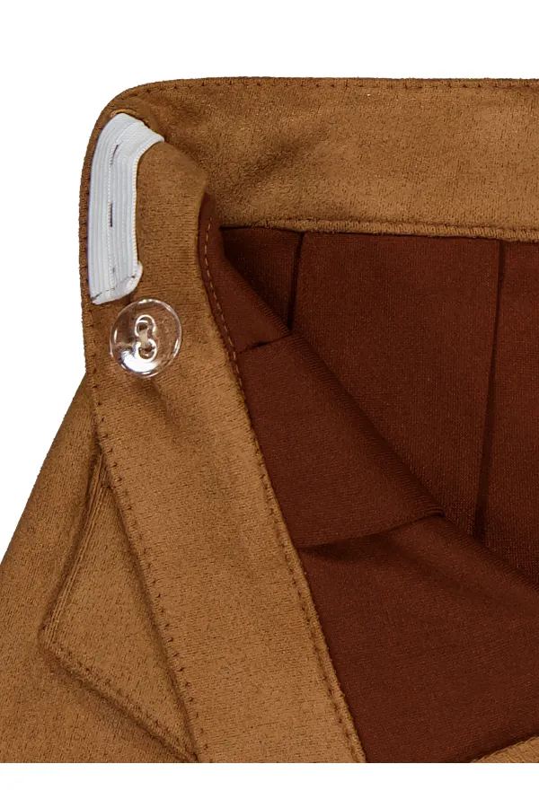 Jupe marron pour fille de 6 à 9 ans - Emballage