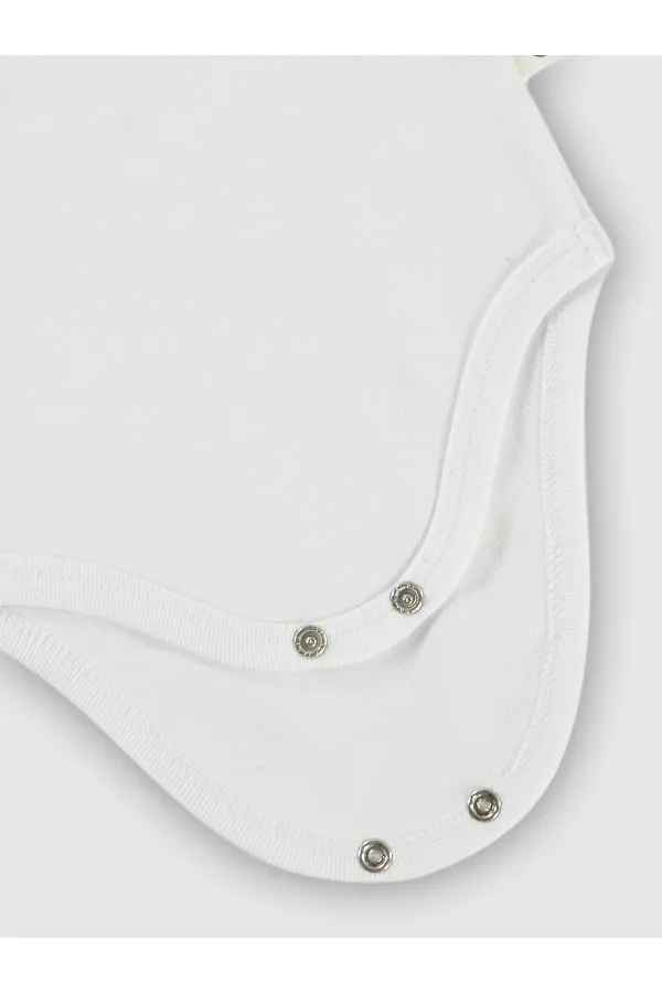 Body bébé à boutons-pression 3-6-9 mois blanc - Emballage