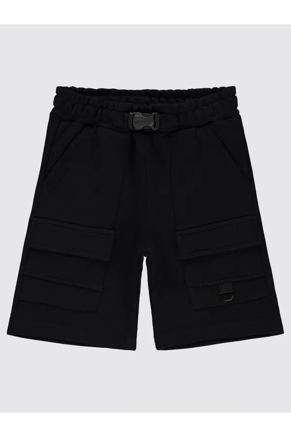 Capri garçon 10-13 ans Noir - Emballage