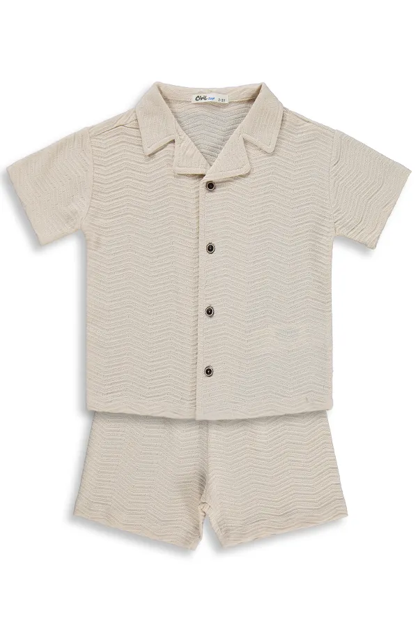 Boys' Team Set 2-5 Years Beige - Package Boys' Team Set 2-5 Years Beige - Package