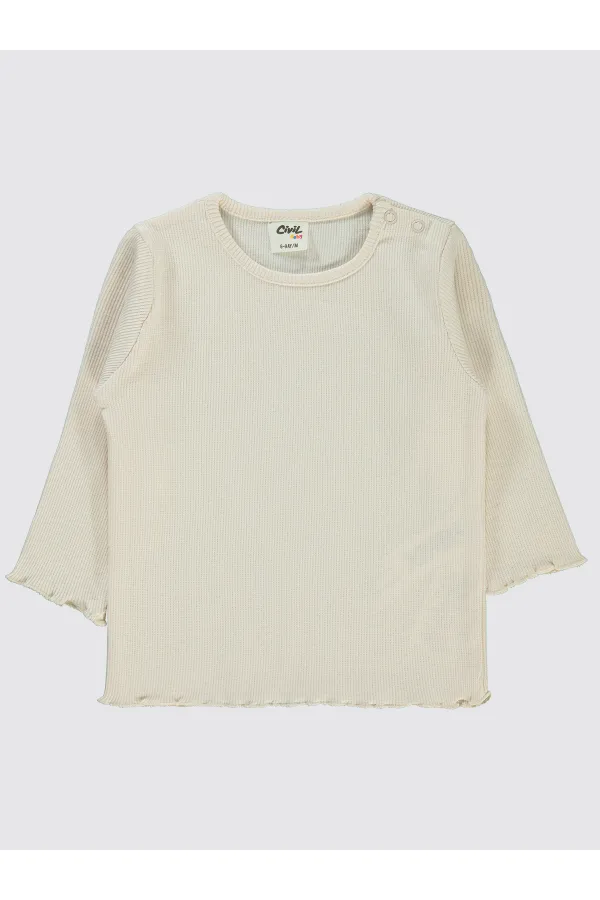 Sweat pour bébé 0-24 mois Ivoire - Emballage Civil