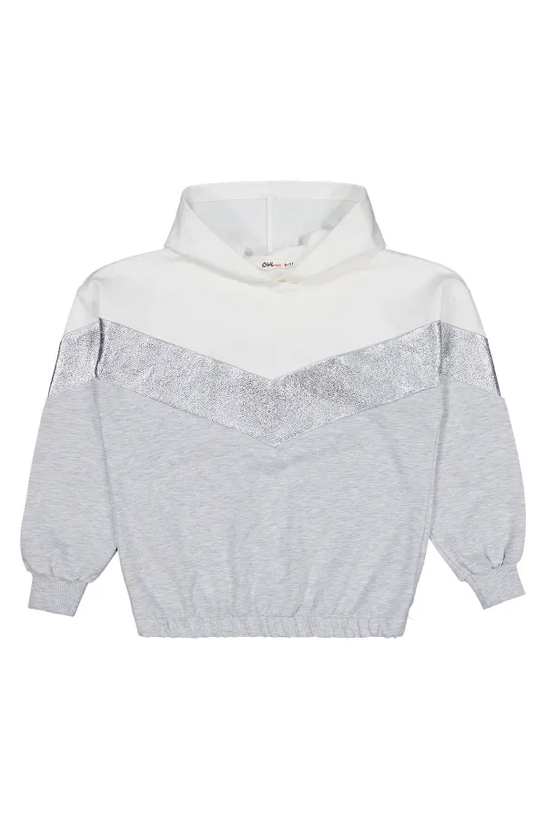 Ecru-Carmelange Girls Tracksuit Set - Package