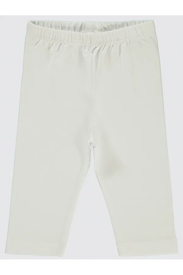 Leggings bébé 0-24 mois, blanc cassé - Lot