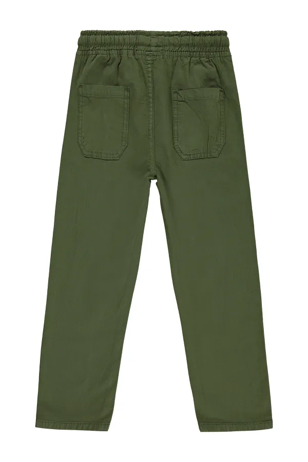 Boys' Trousers, Ages 10-13, Khaki - Pack