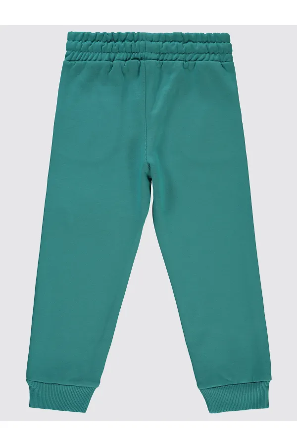 Bas de survêtement garçon 10-13 ans, couleur pétrole - Emballage