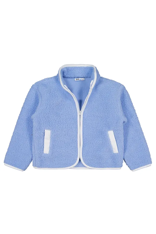 Gilet bleu pour garçon de 6 à 9 ans - Emballage