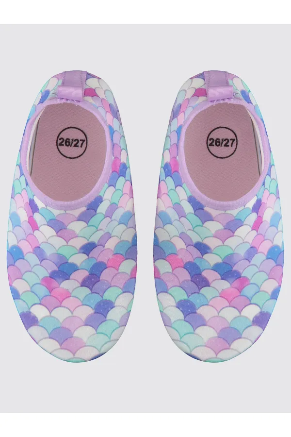 Chaussures aquatiques pour fille, pointures 26 à 30, roses - Emballage