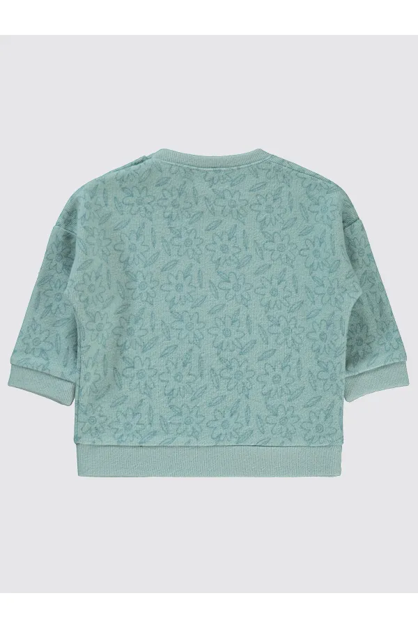 Sweat-shirt bébé vert 0-24 mois - Lot