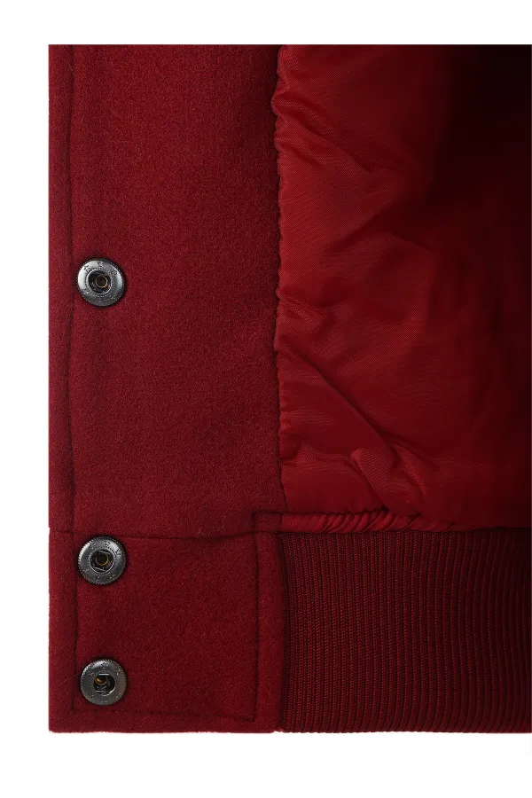 Erkek Çocuk Ceket 6-9 Yaş Bordo - Paket