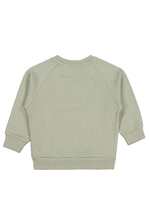 Sweat-shirt vert pour garçon de 2 à 5 ans - Emballage