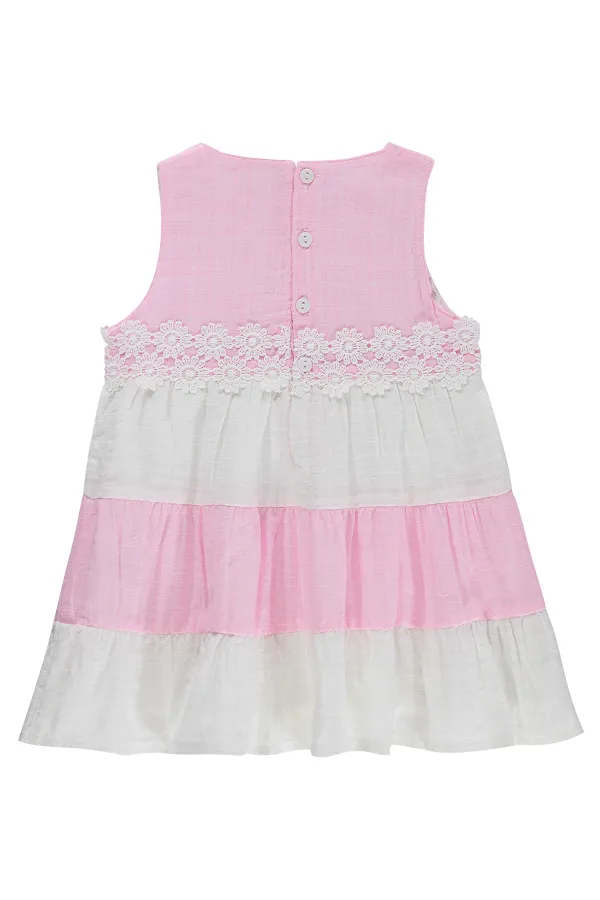 Bebek Jile ve Elbise 0-24 Ay Pembe - Paket