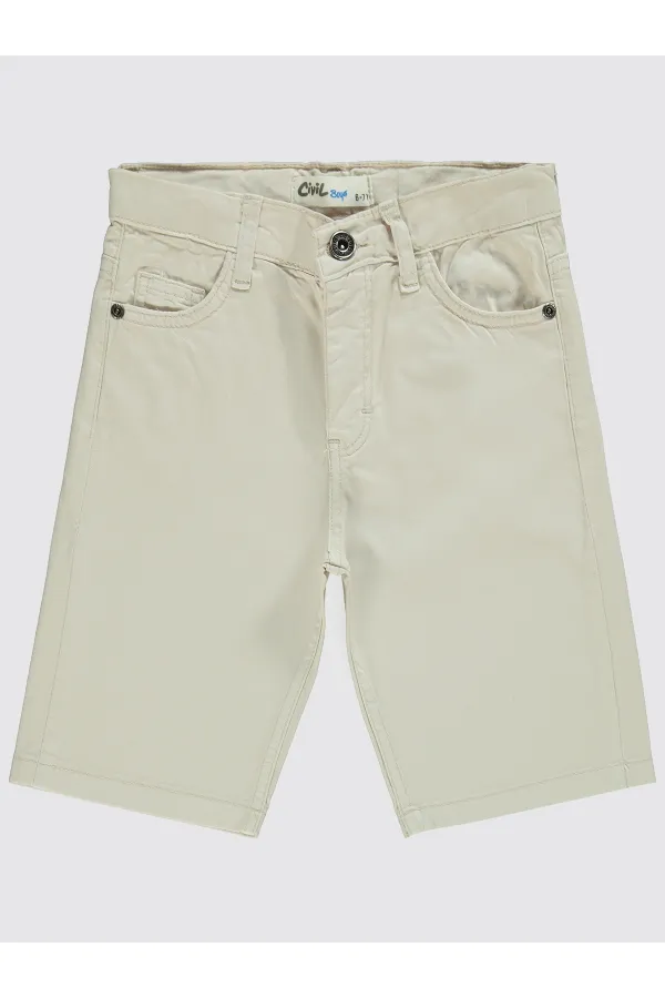 Erkek Çocuk Kapri 10-13 Yaş Bej - Paket