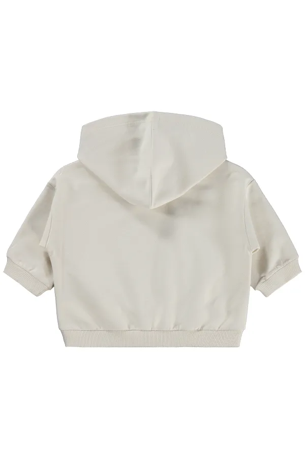 Bebek Sweatshirt 0-24 Ay Açık Bej - Paket