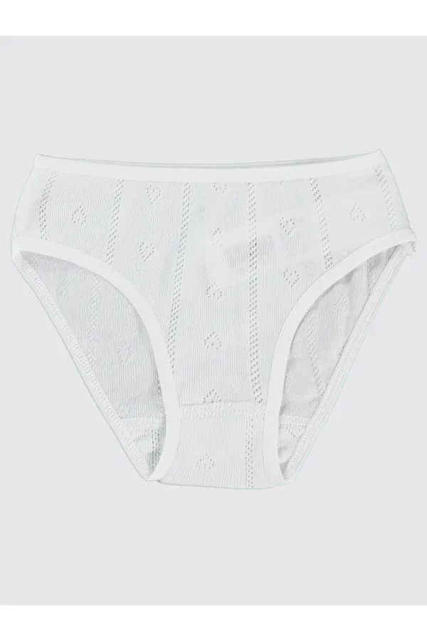 Girl Panties 2-9 Years White-Lilac - Package