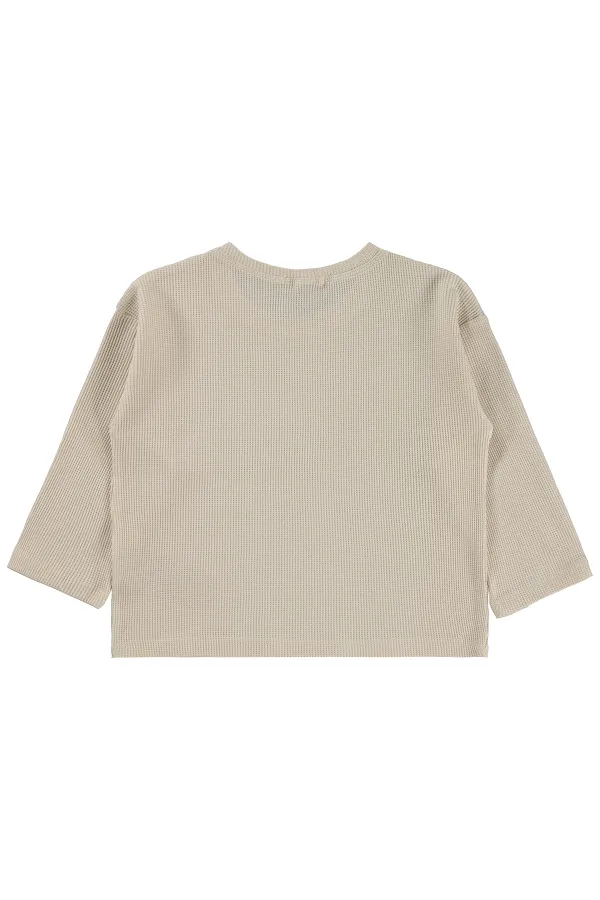 Sweat-shirt garçon, 2-5 ans, beige - Lot