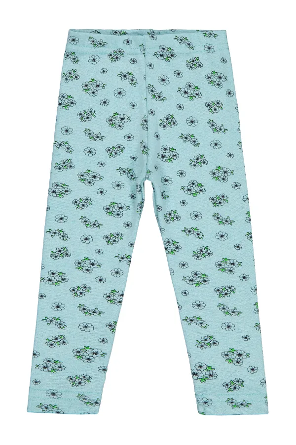 Girls' Tights Km 2-5 Years Old Almond Green - Package