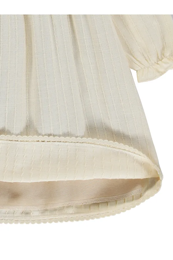 Kız Çocuk Jile ve Elbise 6-9 Yaş Bej - Paket