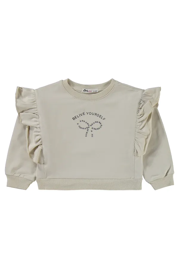 Girls Tracksuit Set for 2-5 Years Old Stone Color - Package