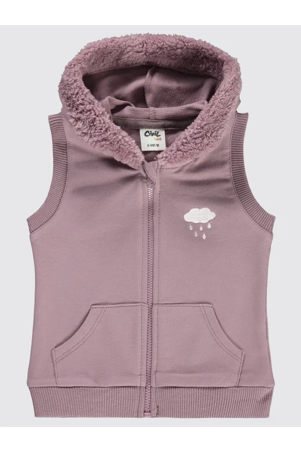 Bebek Yelek 0-24 Ay Leylak Lila - Paket