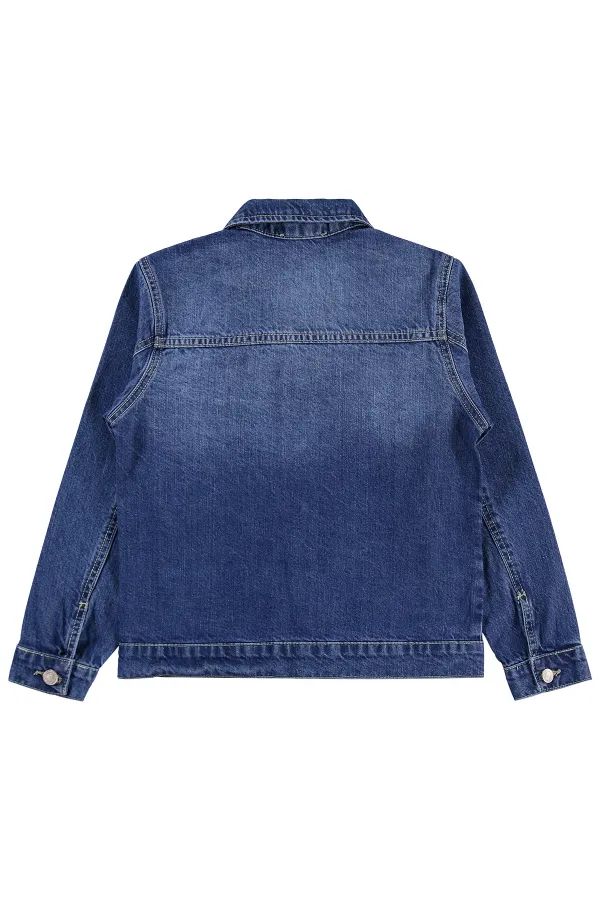 Veste garçon, 10-13 ans, bleue - Emballage