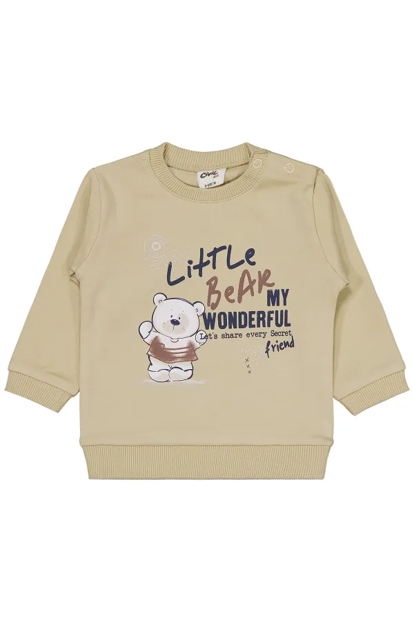 Bebek Takım 0-24 Ay Kahverengi - Paket