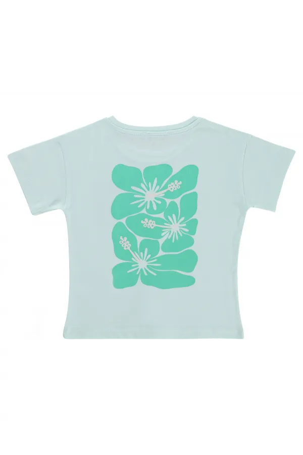 Kız Çocuk Tişört 2-5 Yaş Açık Mint - Paket