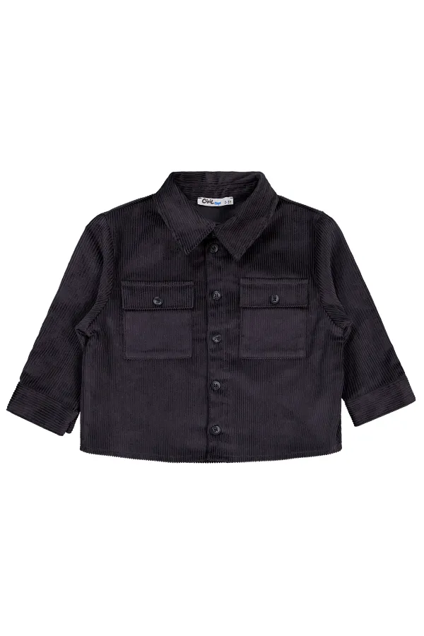 Chemise garçon anthracite 2-5 ans - Emballage