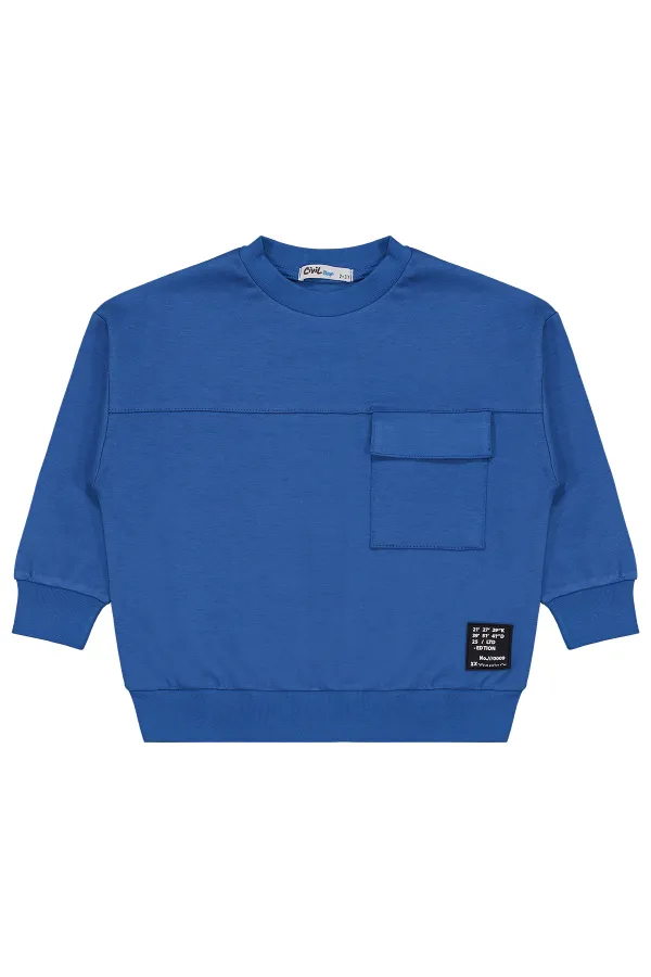 Erkek Çocuk Eşofman Takımı 2-5 Yaş Saks - Paket