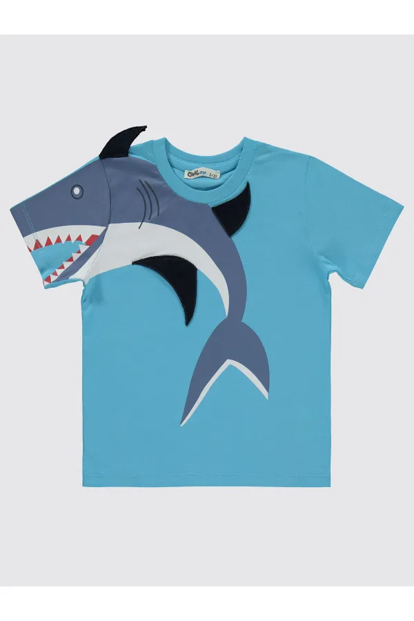 Erkek Çocuk Takım 2-5 Yaş Turkuaz - Paket