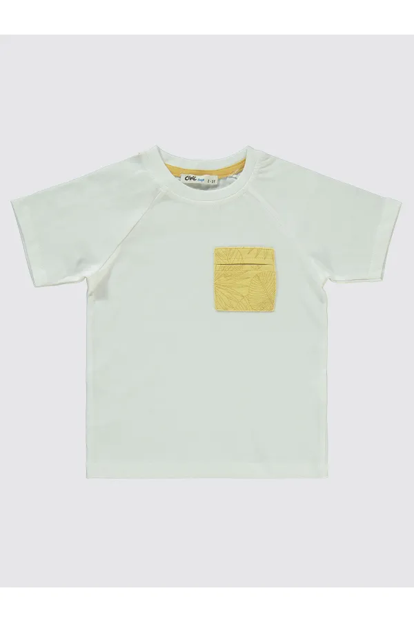 Ensemble pour garçons de 2 à 5 ans, couleur moutarde douce - Emballage