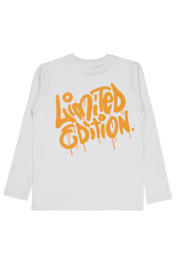 Sweat-shirt garçon Km 10-13 ans Gris clair - Emballage