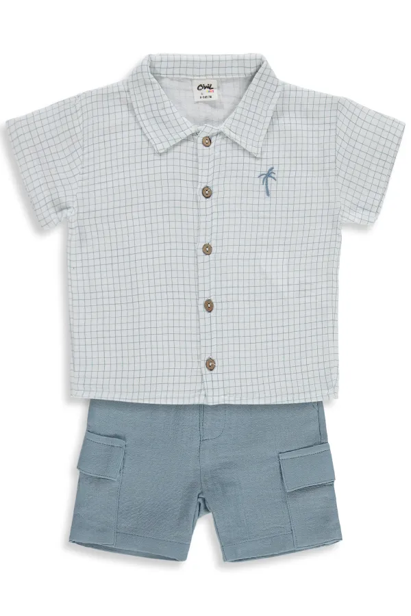 Bebek Takım 0-24 Ay Ekru - Paket