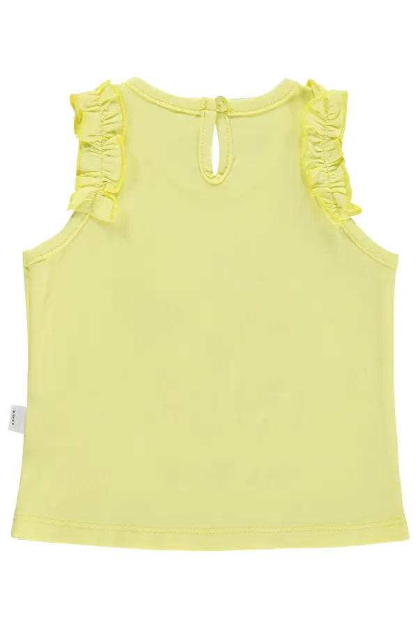 Bebek Tişört 0-24 Ay Limon Sarısı - Paket