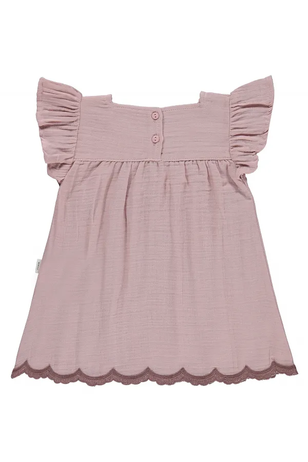 Combinaison et robe bébé 0-24 mois rose poudré - Emballage