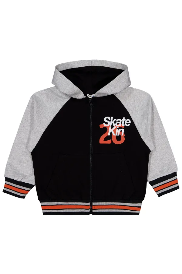 Erkek Çocuk Hırka 2-5 Yaş Siyah - Paket