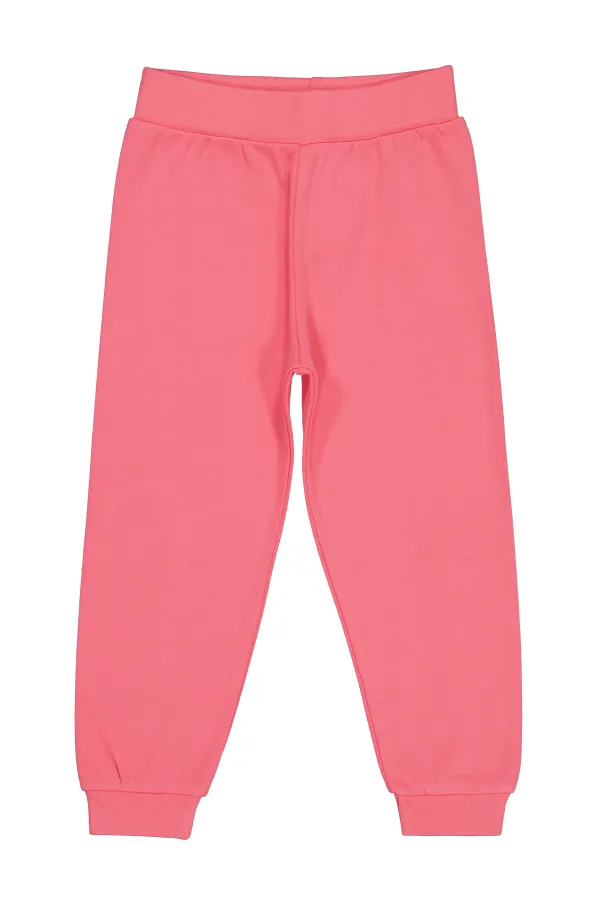 Kız Çocuk Eşofman Altı 2-5 Yaş Koyu Pembe - Paket