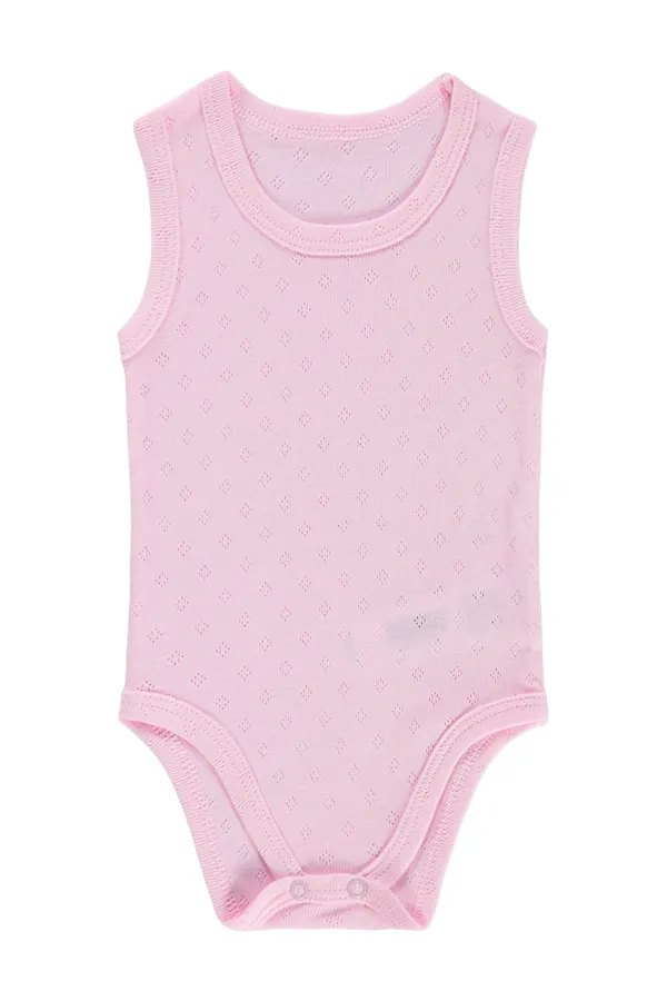 Body bébé à boutons-pression rose 0-24 mois - Emballage