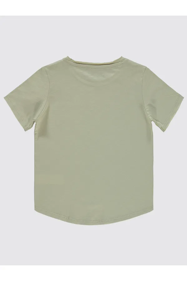 Lot de T-shirts pour garçons de 6 à 9 ans, gris doux