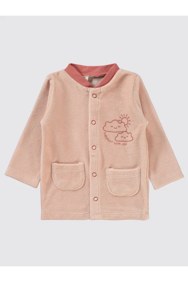 Ensemble pyjama bébé 0-24 mois, couleur poudre - Emballage