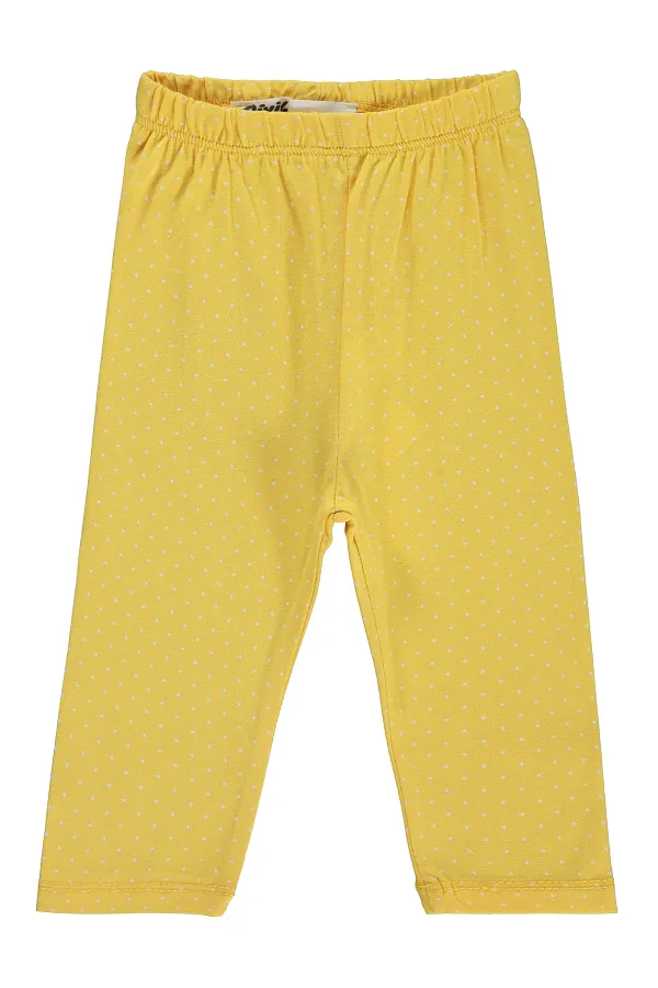 Baby Leggings 0-24 Months Dark Yellow - Pack