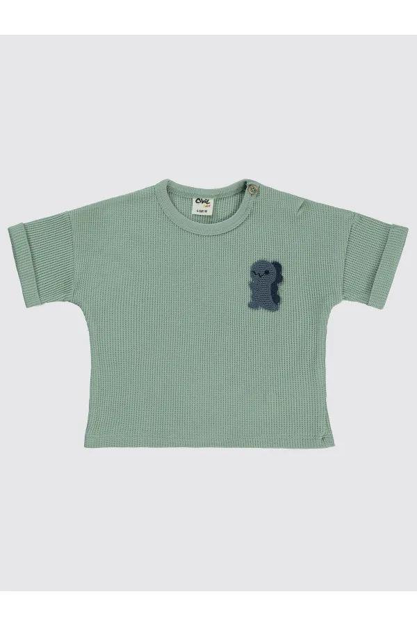Baby T-Shirt 0-24 Months Green - Pack