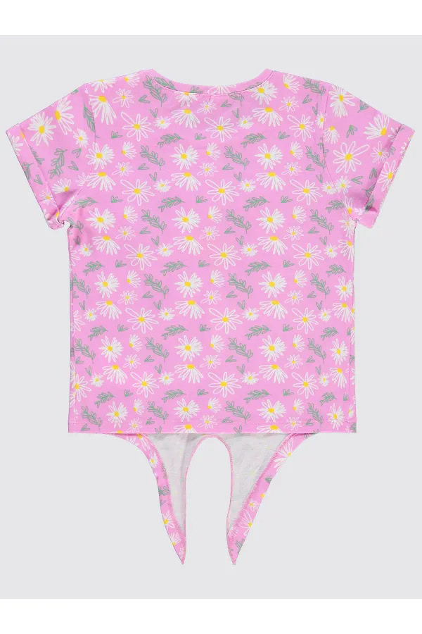 Girl T-Shirt 6-9 Years Old Fondant Pink - Package