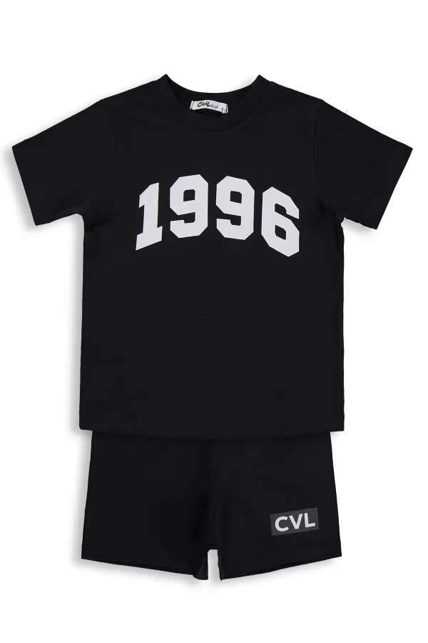 Ensemble d'équipe garçon 2-5 ans Noir - Emballage