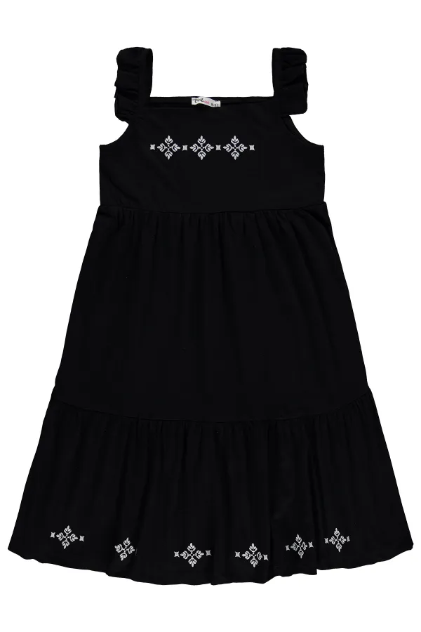 Girls' Jumpsuit and Dress, Ages 10-13, Black - Package