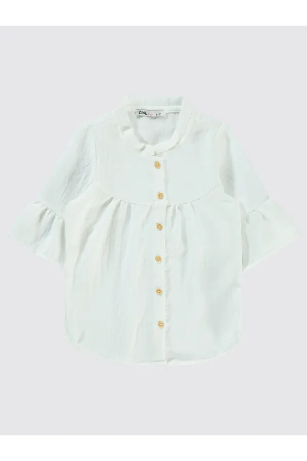 Girl's Shirt 10-13 Years White - Package