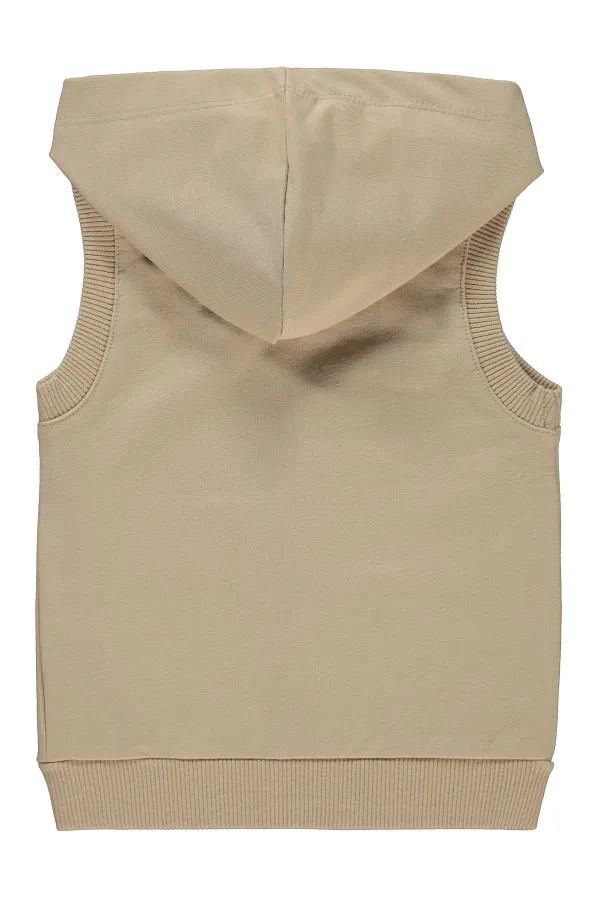 Bebek Yelek 0-24 Ay Sütlükahve - Paket