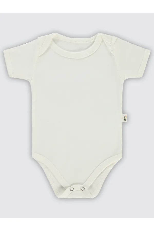 Body bébé à boutons-pression blanc 0-24 mois - Lot