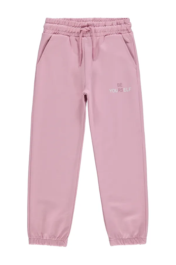 Pantalon de survêtement pour filles, 6-9 ans, rose foncé - Lot