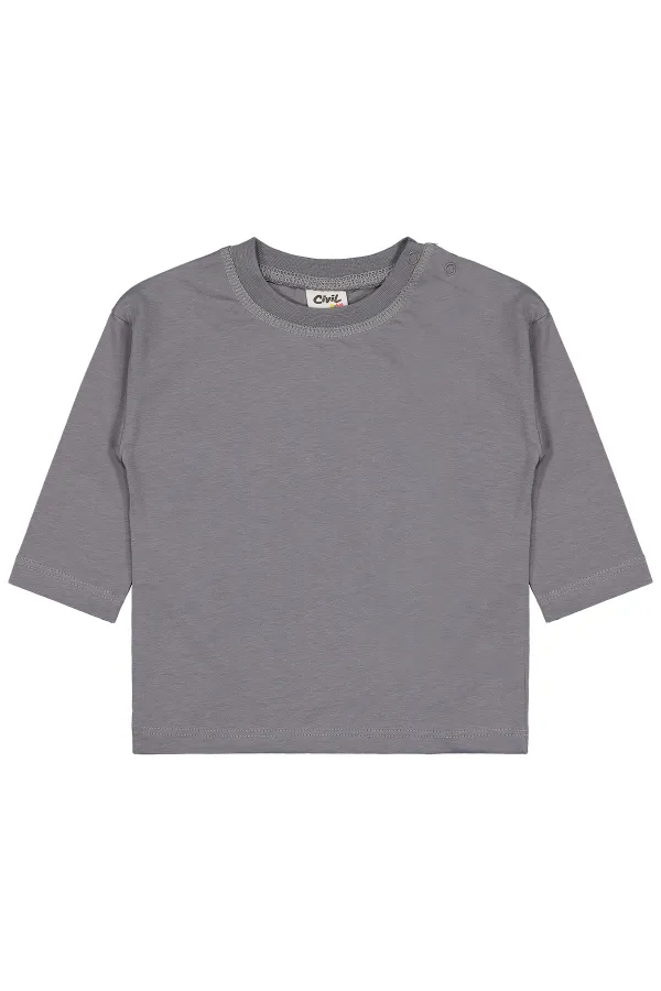 Baby Sweatshirt 0-24 Months Gray - Pack